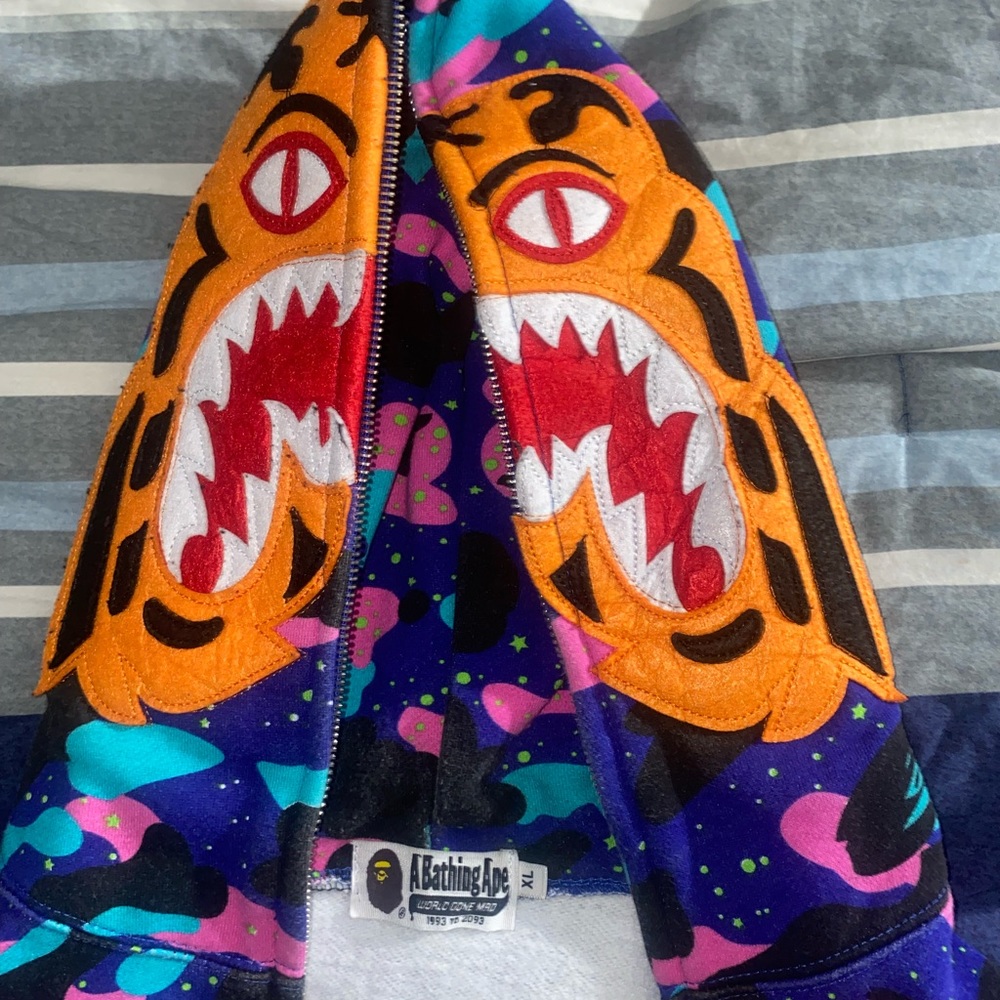 BAPE x Kid Cudi Tiger Full Zip Hoodie